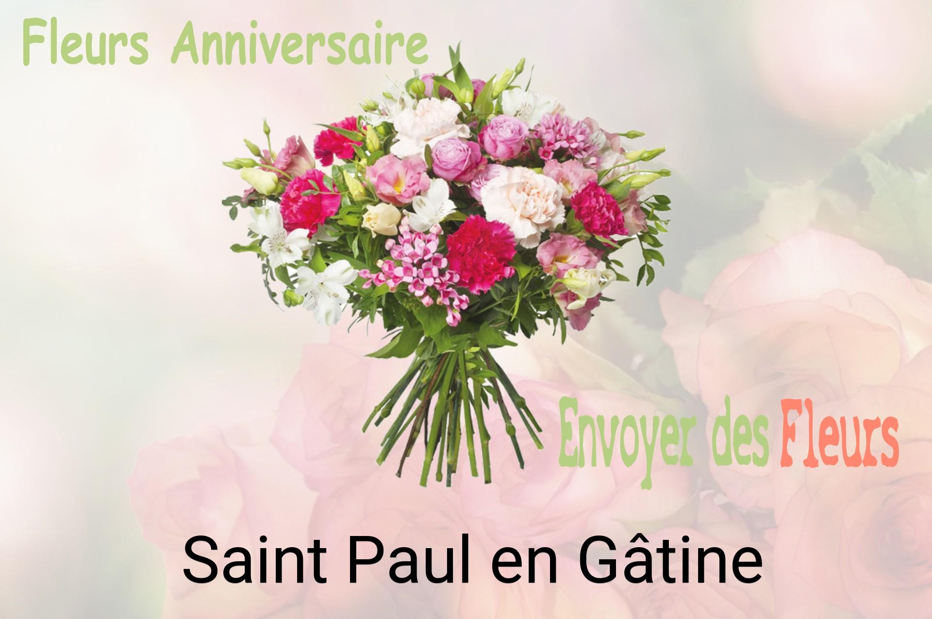 Bouquet de fleurs d’anniversaire livré à Saint-Paul-en-Gâtine